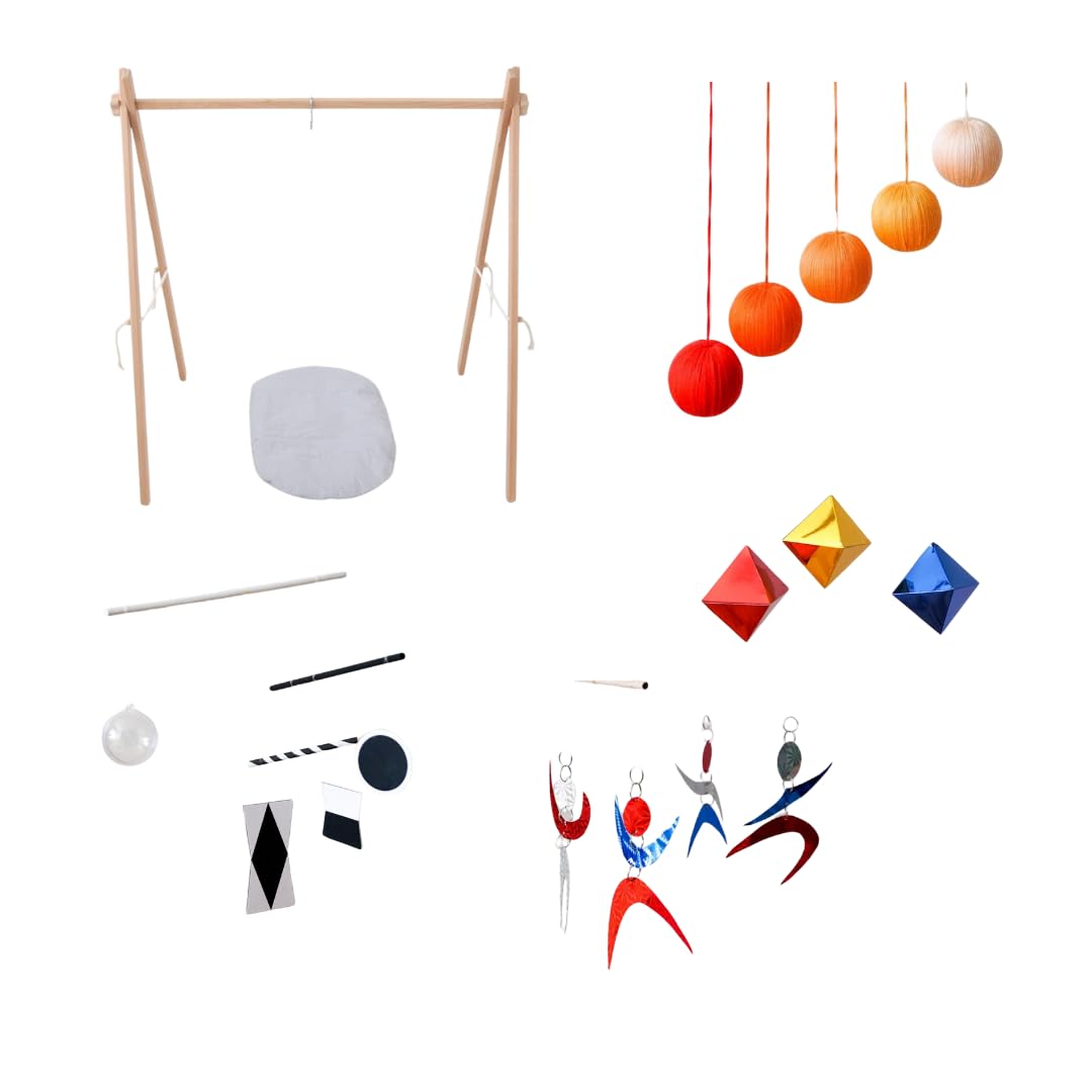 Amazon.com: Montessori Mobile Set – 4 Visual & Sensory Mobiles for